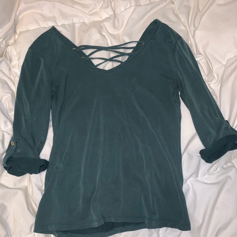 stretchy 3/4 sleeve